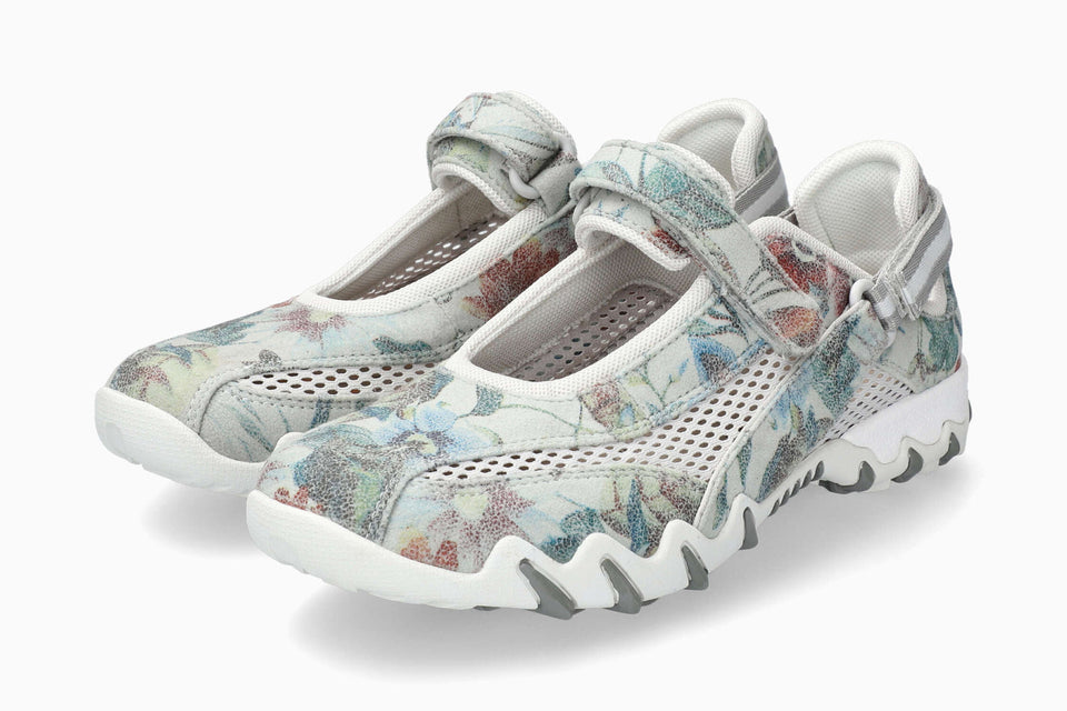 Niro Multi - Light Grey Flowers