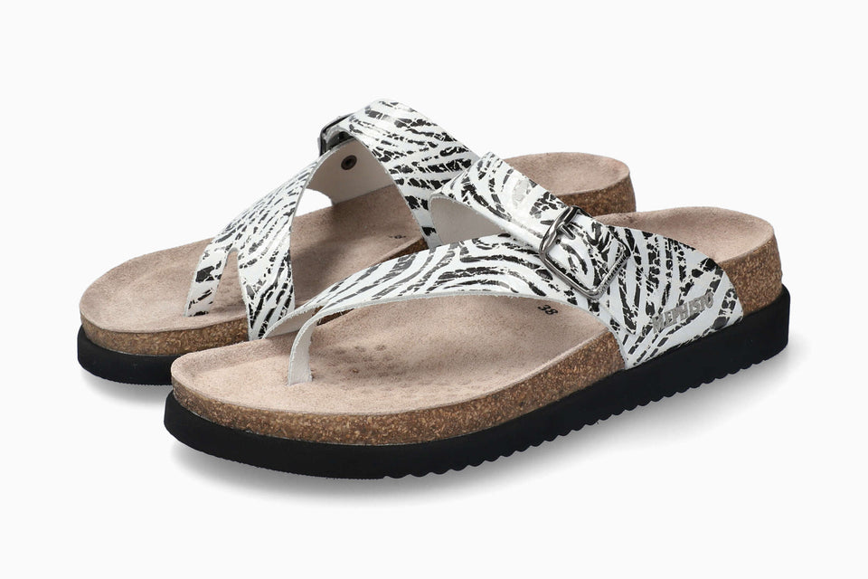 Helen Plus - White and Black Metallic
