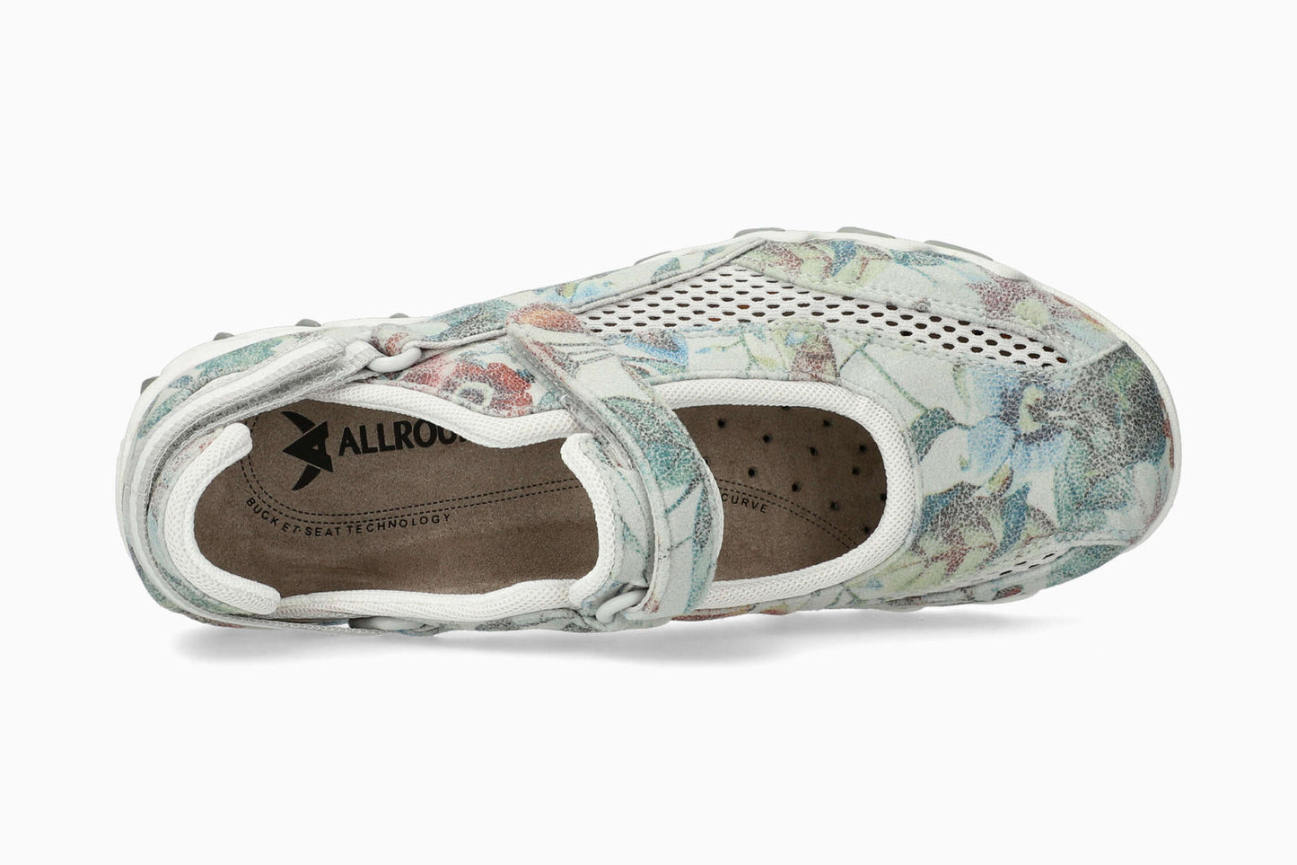 Niro Multi - Light Grey Flowers