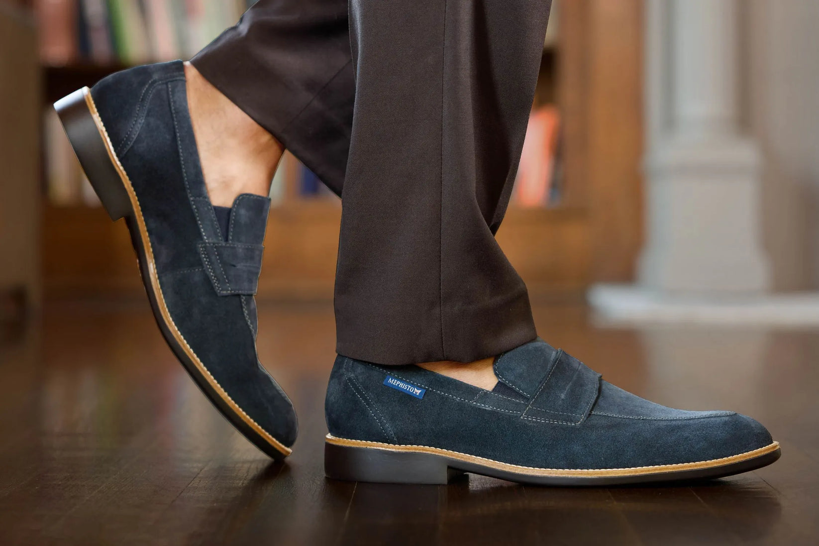 (取寄) メフィスト メンズ ファーガス Mephisto men Fergus Blue Fergus - Blue | Mephisto Canada