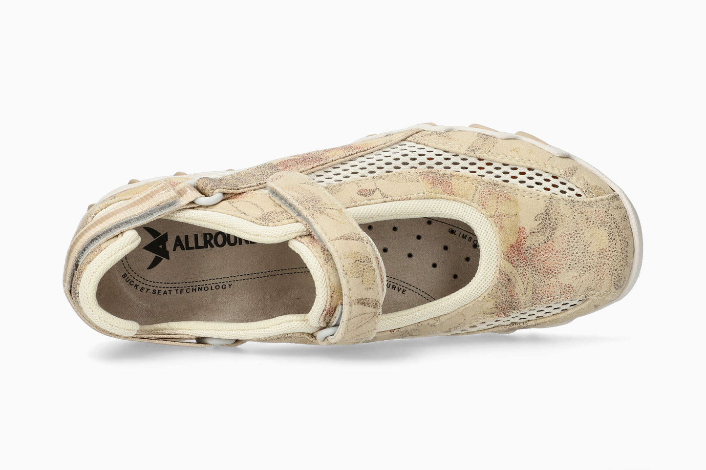 Niro Multi - Light Sand Print