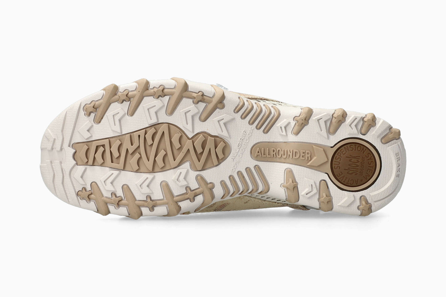 Niro Multi - Light Sand Print