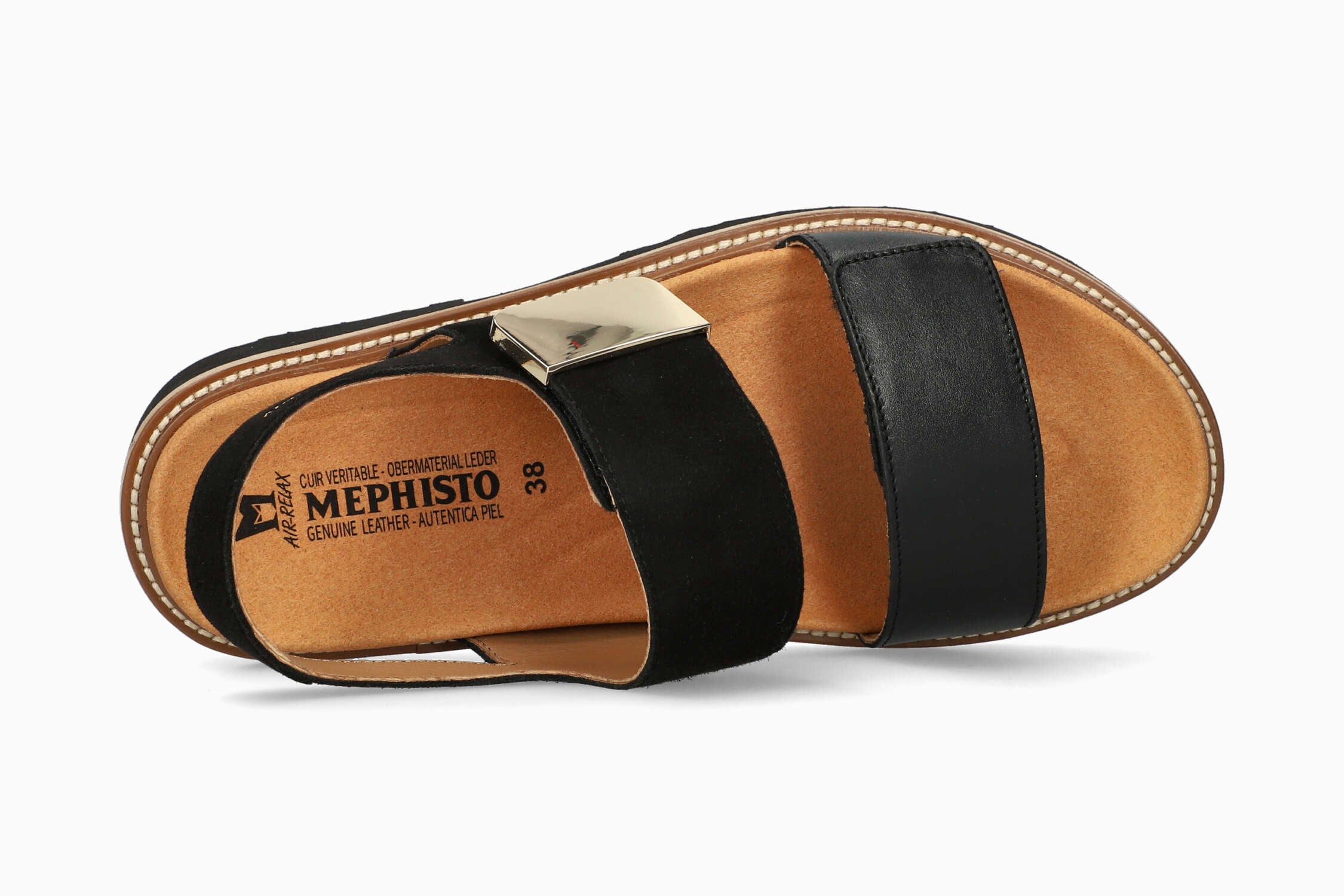 デ*売様 【ANTONIO VATTEV 】halishte strap Violaine - Black | Mephisto Canada