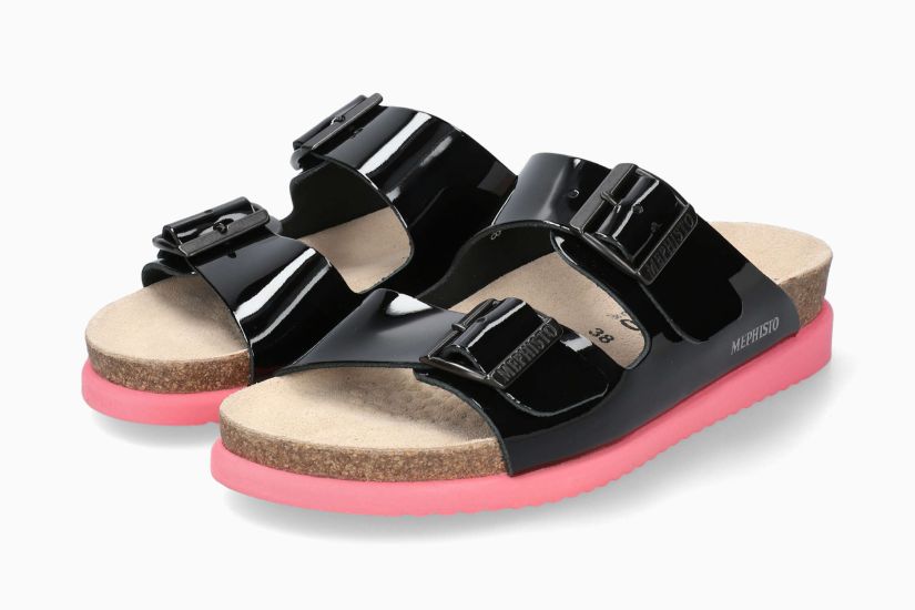 Hester - Black Patent and Pink