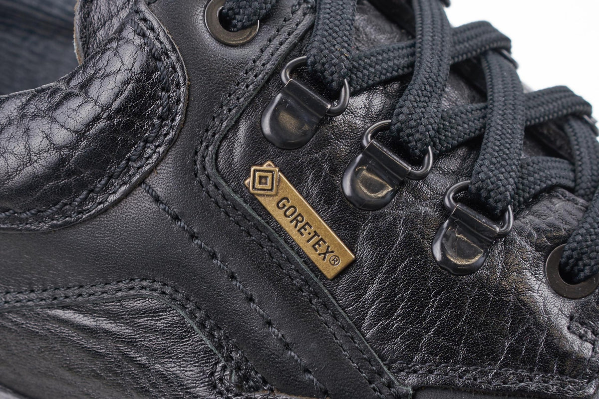 Chaussures Mephisto Barracuda Gore Pour Homme - Cuir Noir - Imperméables - Taille Largeur G - Neufes Emballées
