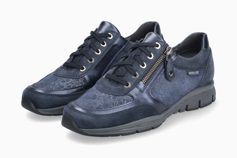 Ylona - Navy Suede